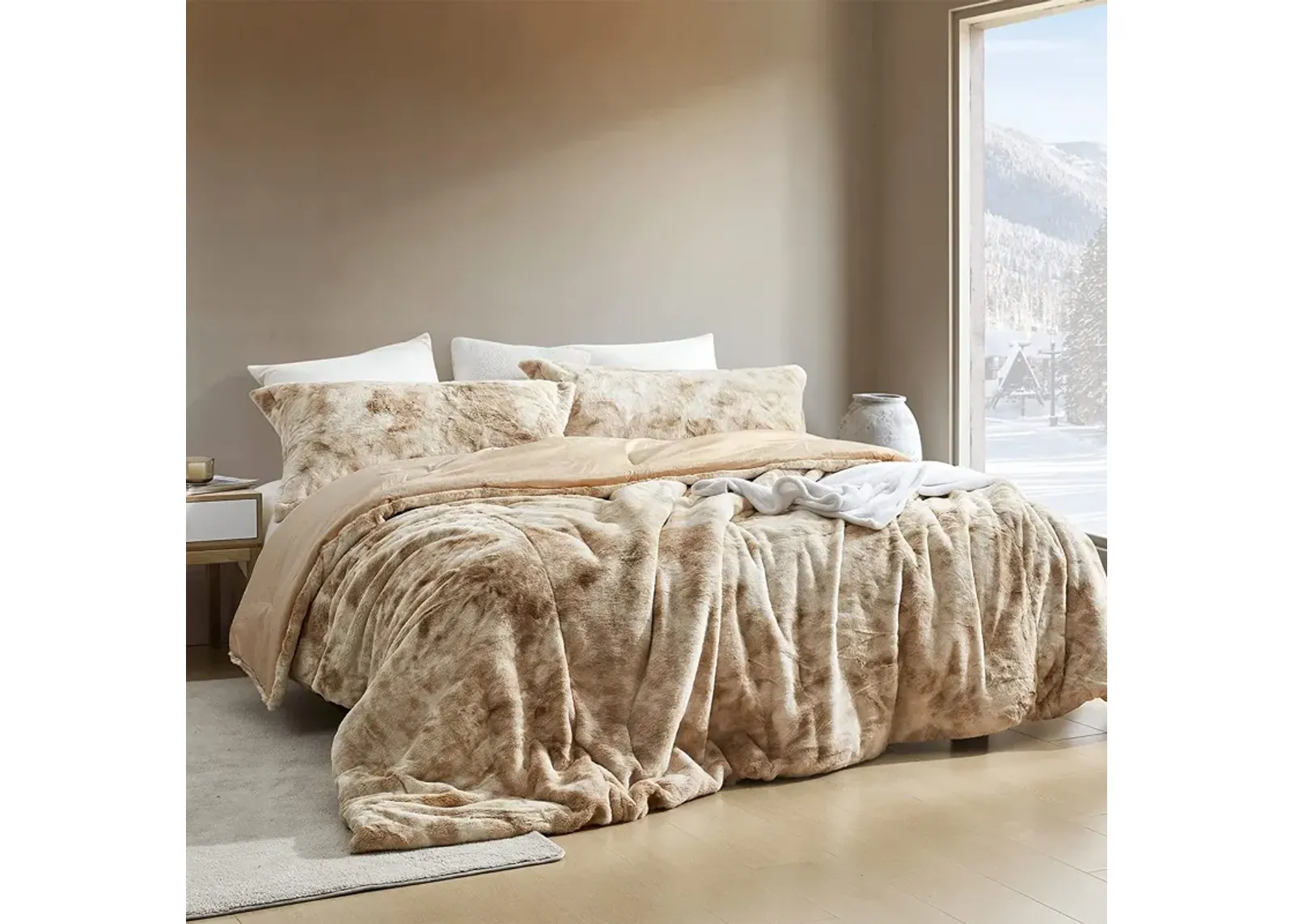 Lamb's Ear - Coma Inducer® Oversized Comforter - Sandstorm