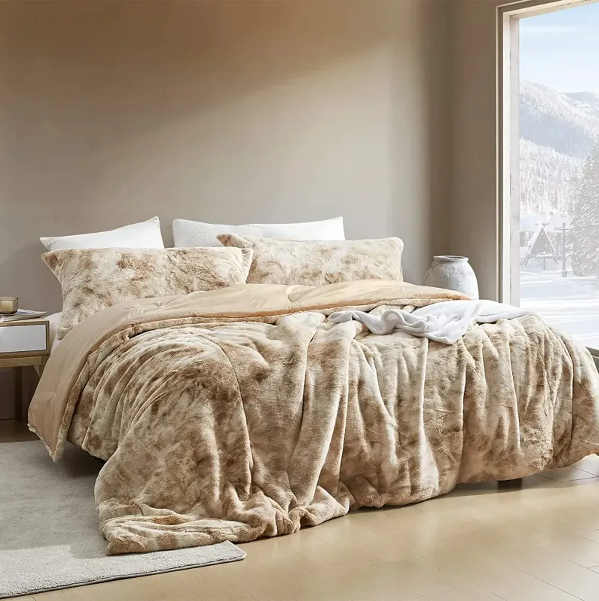 Lamb's Ear - Coma Inducer® Oversized Comforter - Sandstorm