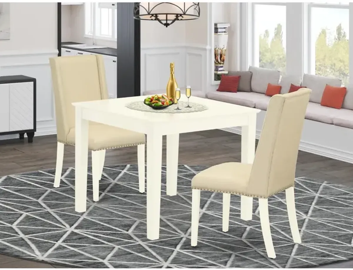 Dining Room Set Linen White