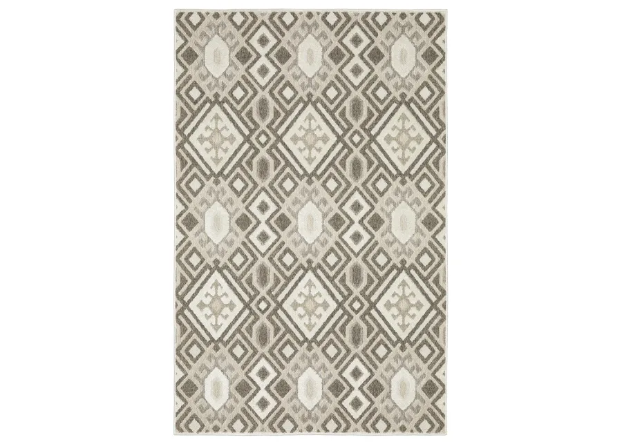 Tangier 6'7" x 9'6" Brown Rug