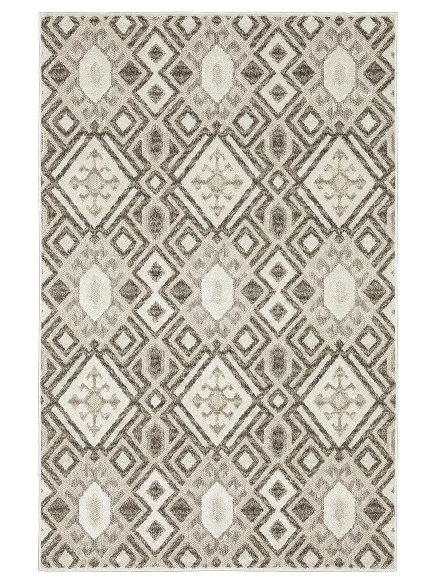 Tangier 6'7" x 9'6" Brown Rug