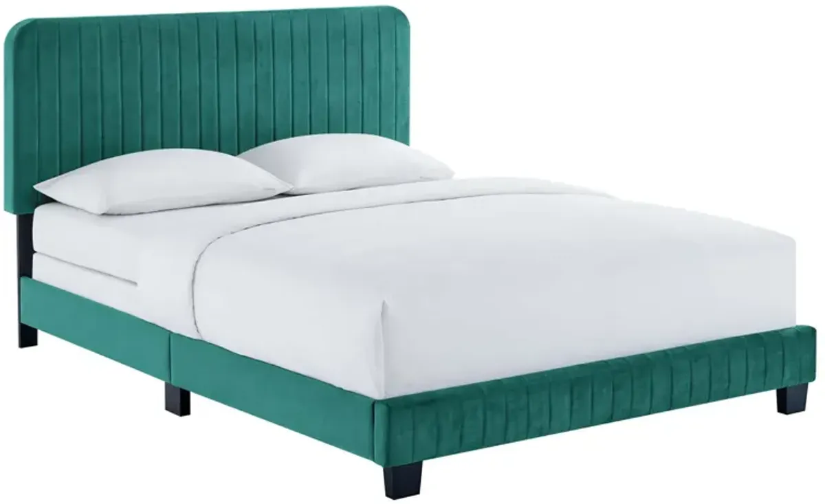 Modway - Celine Channel Tufted Performance Velvet Queen Bed