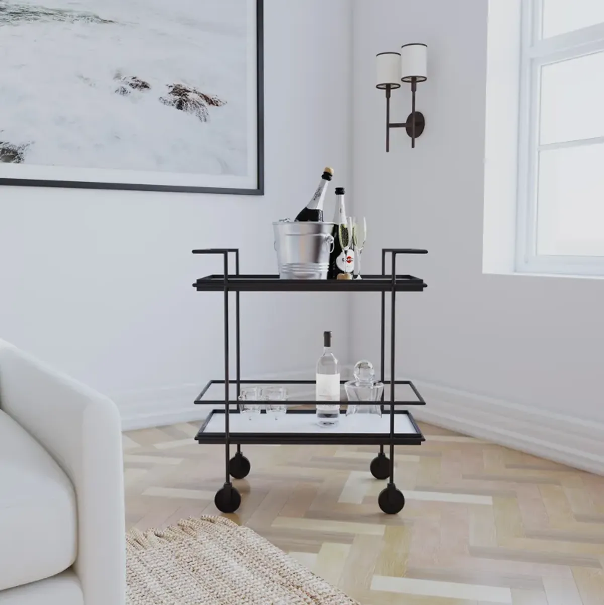 Commerce & Market Bar Cart