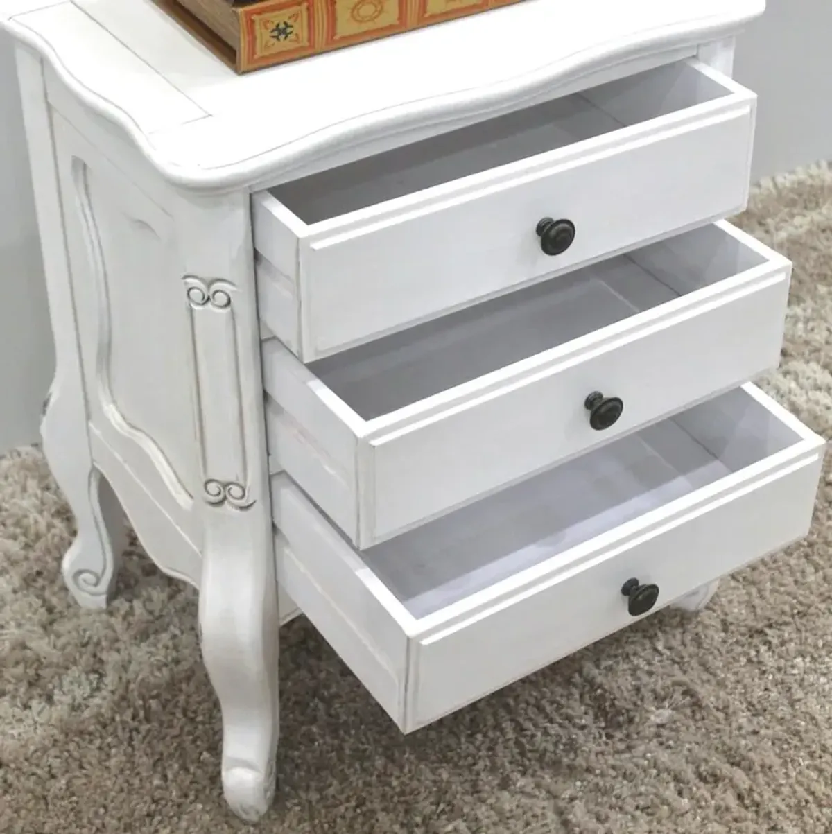 Windsor Three Drawer Table