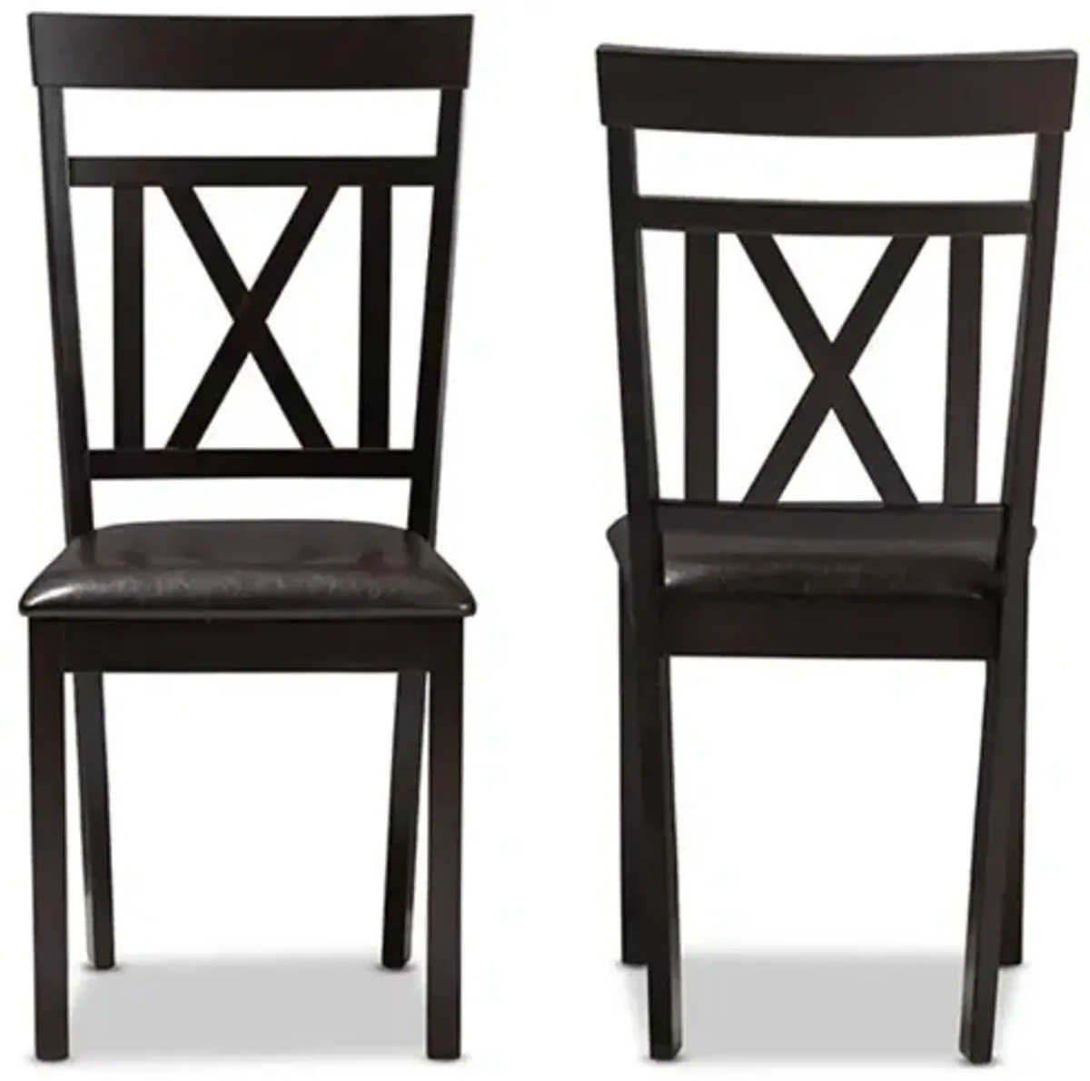 Leather Upholstered Dining Chair (Set of 2)