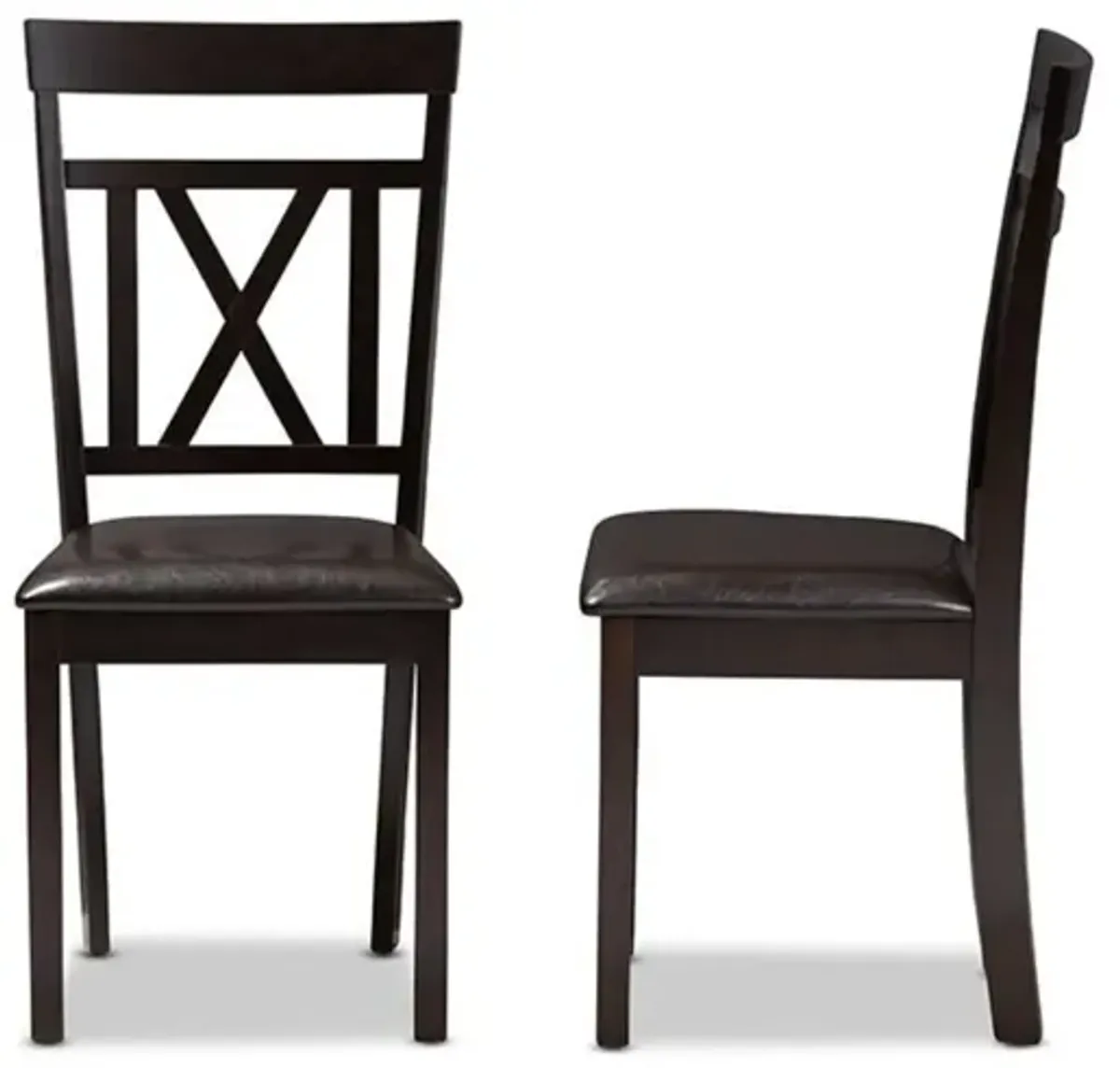 Leather Upholstered Dining Chair (Set of 2)