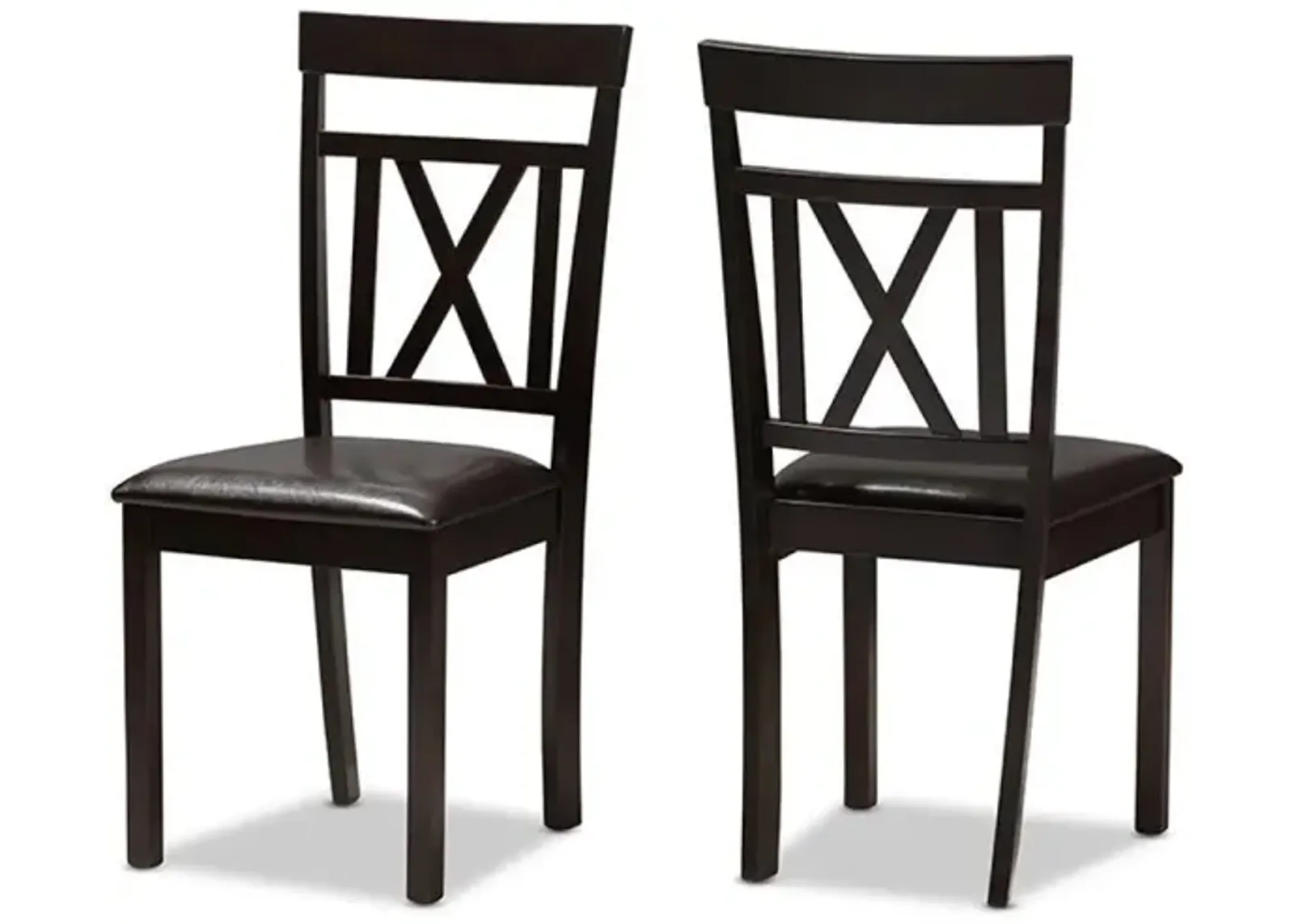 Leather Upholstered Dining Chair (Set of 2)