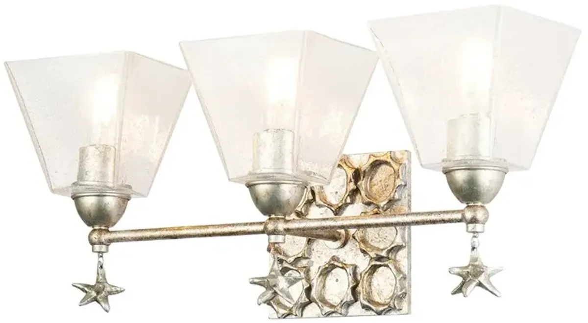 Lucas McKearn Star 3 Light Bath Vanity In Silver