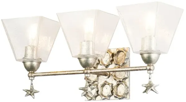 Lucas McKearn Star 3 Light Bath Vanity In Silver