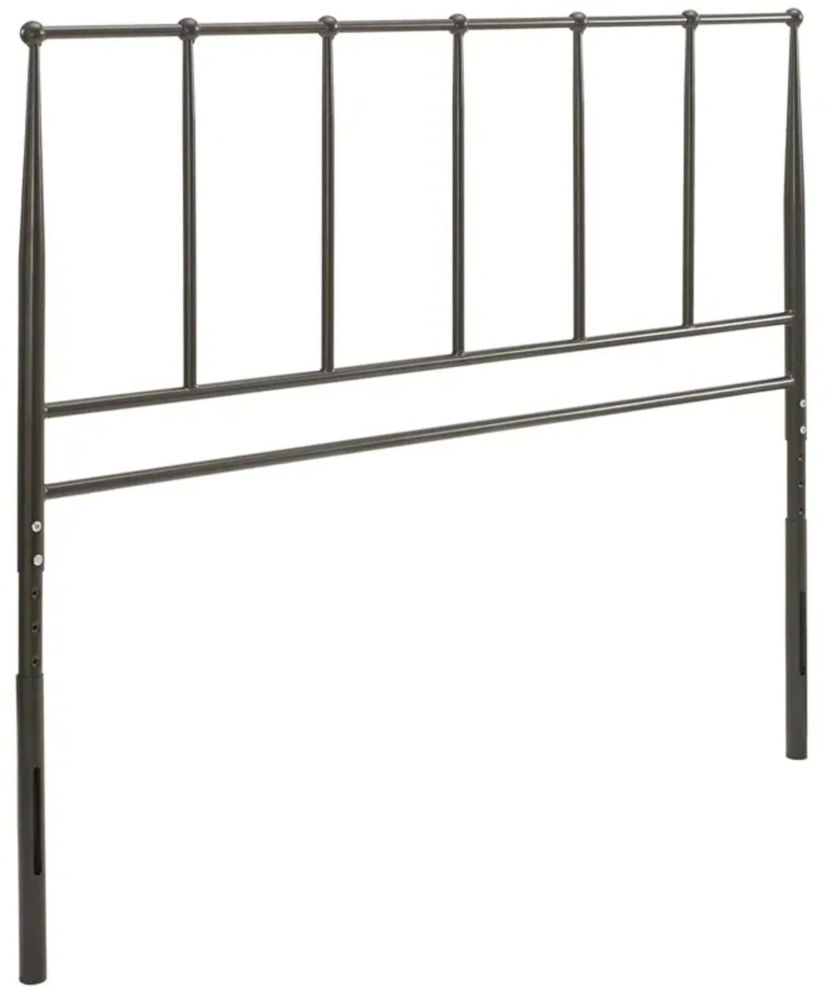 Modway - Kiana Queen Metal Stainless Steel Headboard Brown