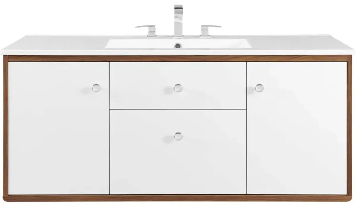 Transmit 48" Wall-Mount Bathroom Vanity