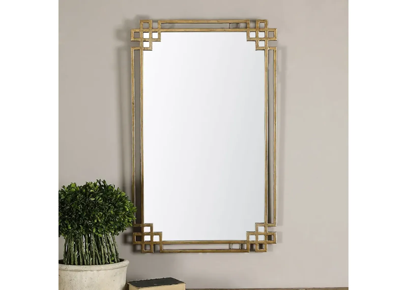 Uttermost Devoll Antique Gold Mirror