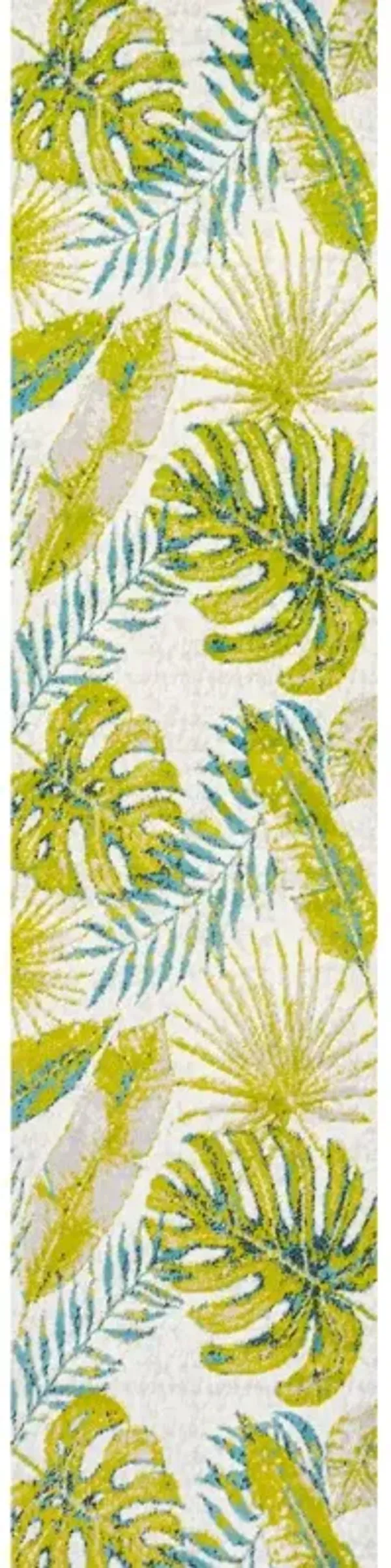 Monstera Tropical Leaves Area Rug