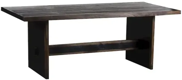 Porter Designs Udo Solid Wood Dining Table, Black