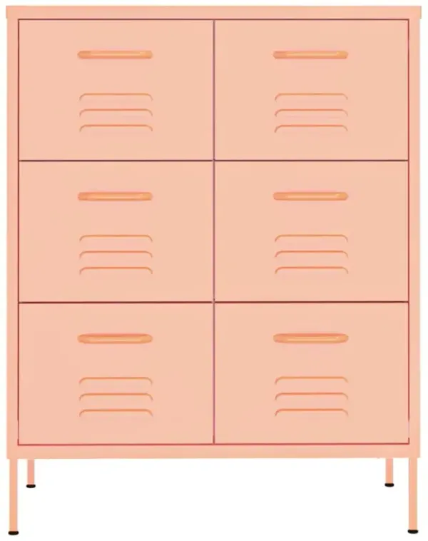 vidaXL Drawer Cabinet 31.5"x13.8"x40" Steel
