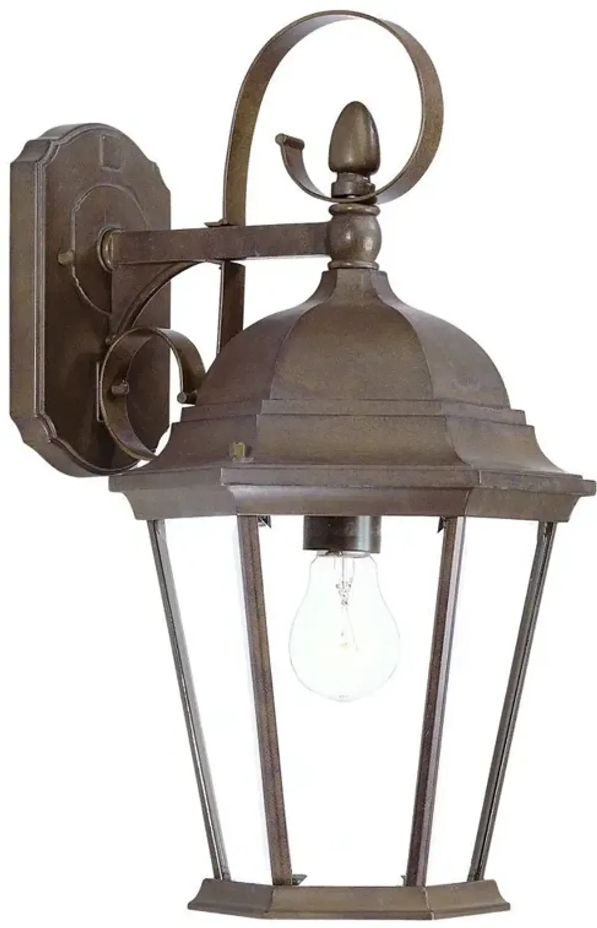 Homezia XL Swing Arm Hanging Lantern Wall Light