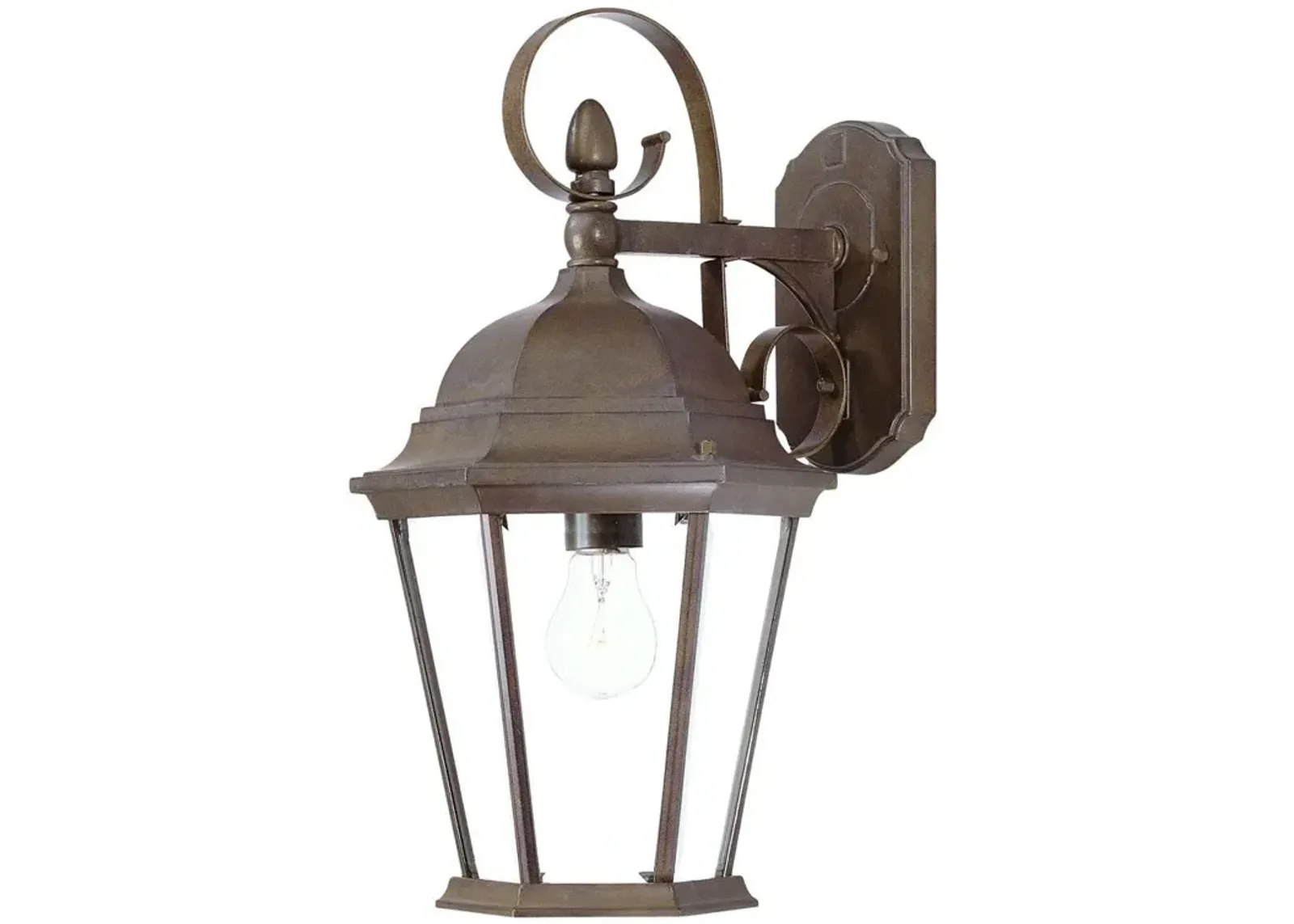 Homezia XL Swing Arm Hanging Lantern Wall Light