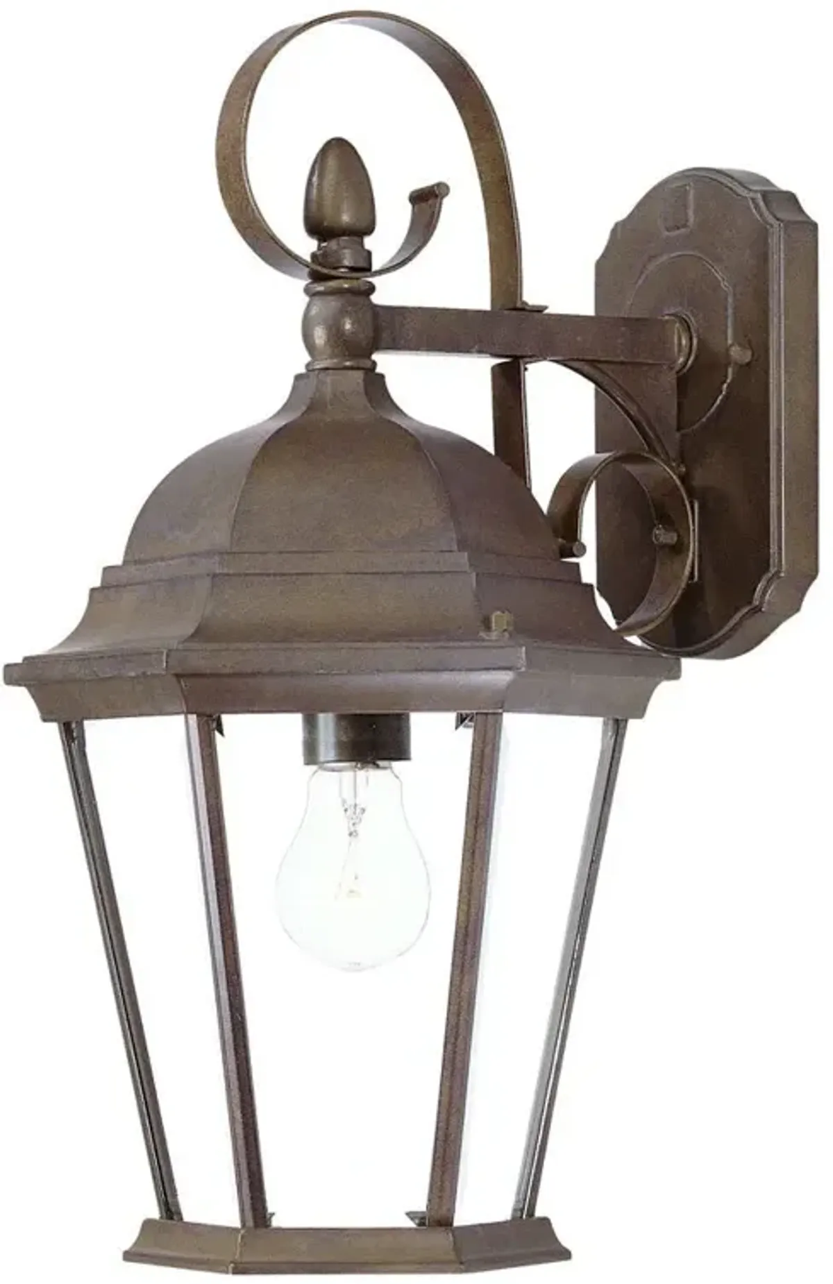 Homezia XL Swing Arm Hanging Lantern Wall Light