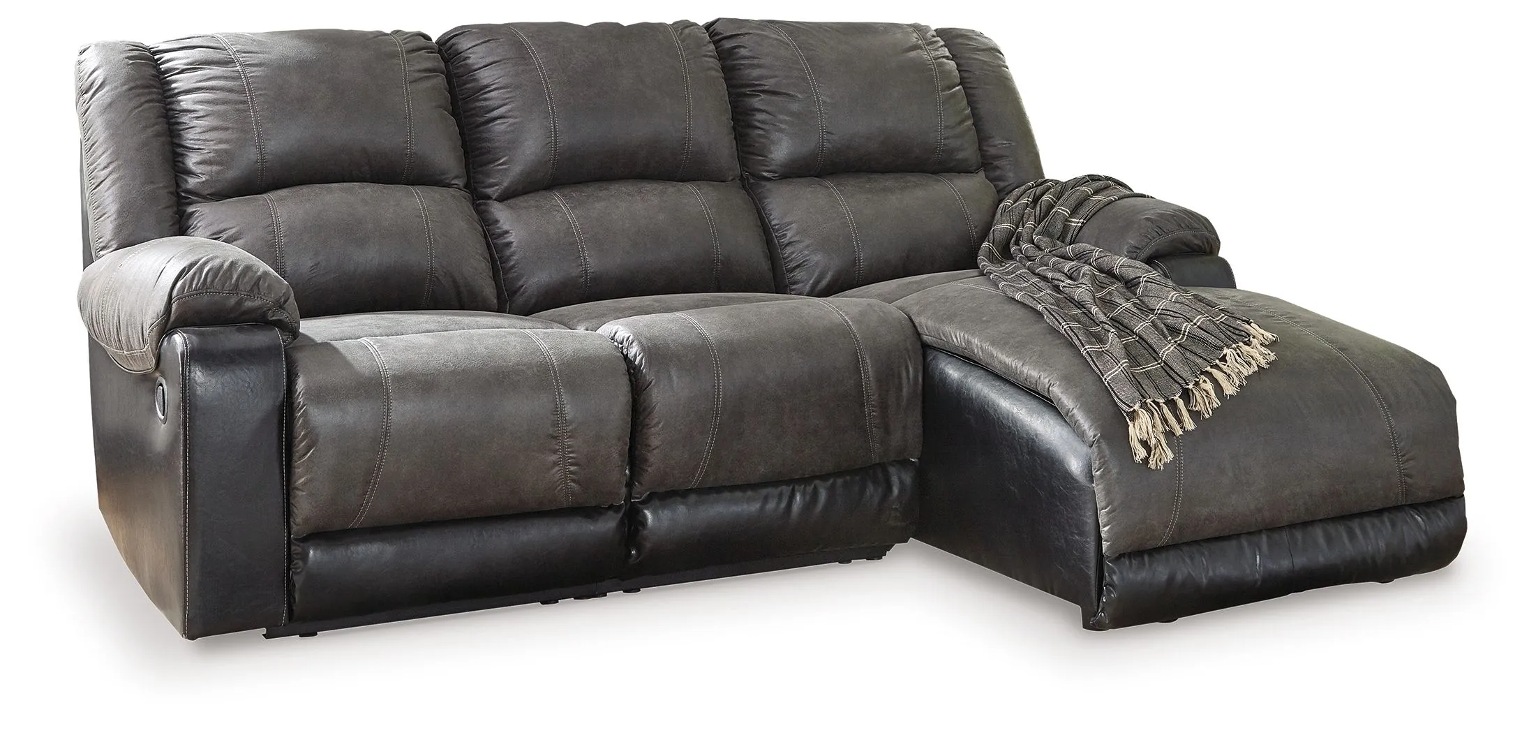 Nantahala 3-Piece Reclining Sectional with Chaise