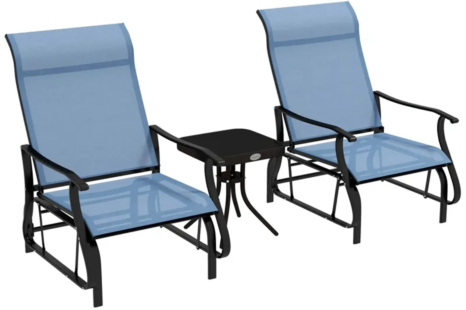 Porch Glider Set with Tea Table Comfort and Style for Any Occasion