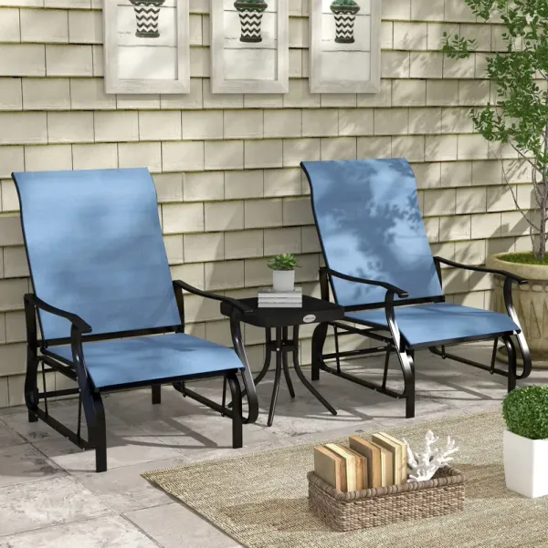 Streamdale Porch Glider Set with Tea Table Comfort and Style for Any Occasion