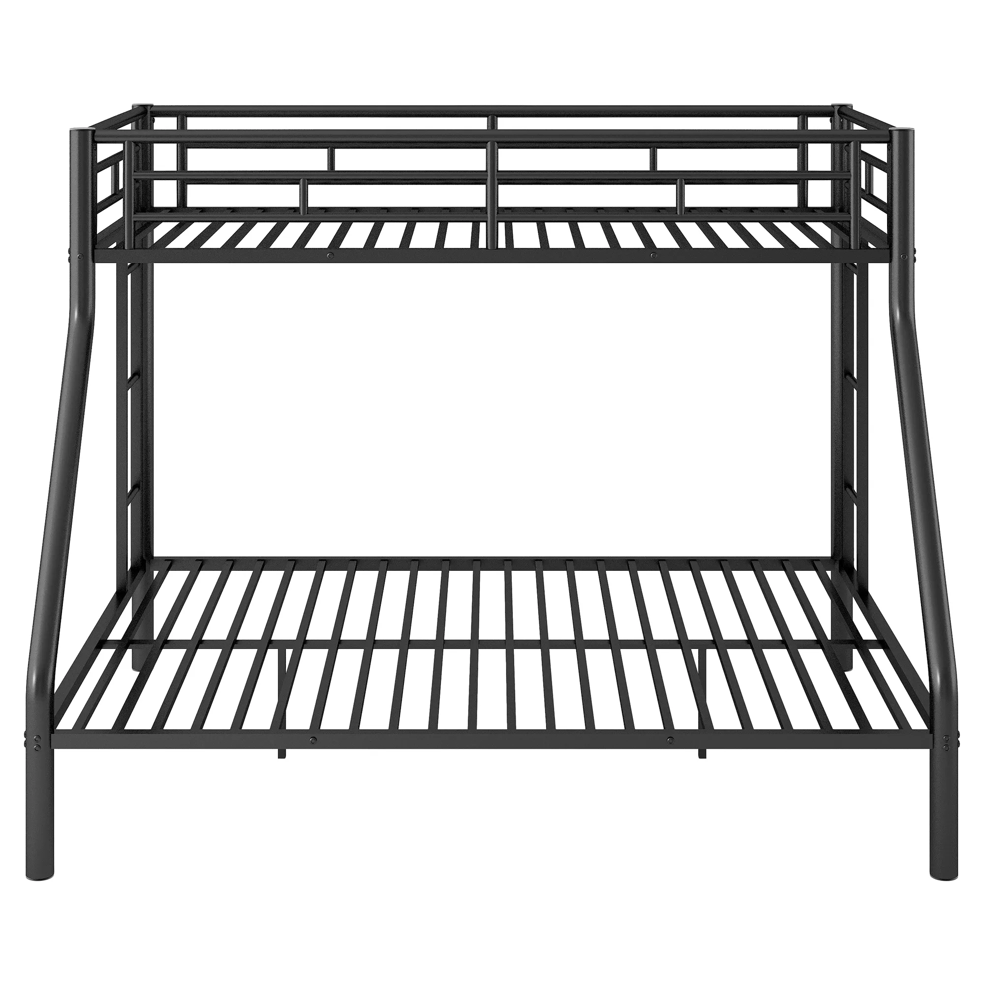 Merax Metal Bunk Bed with Ladders and Guardrails