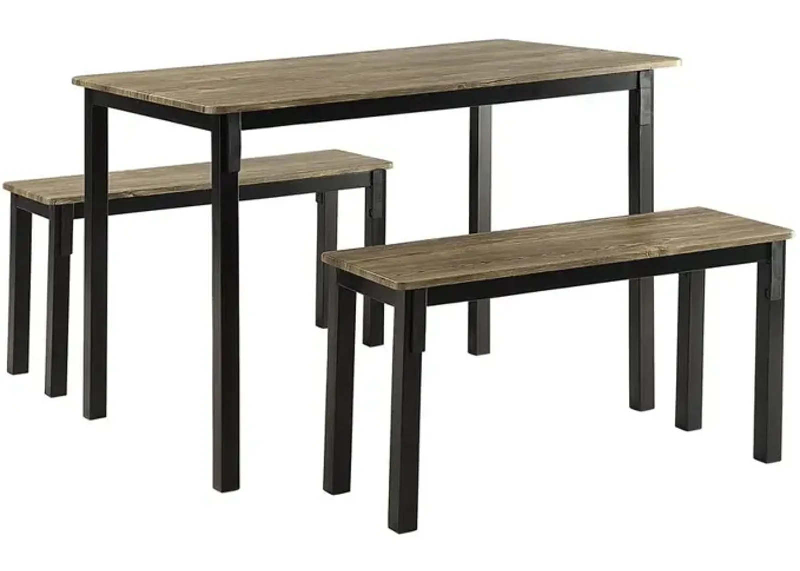 Tool less Boltzero Dining Table with 2 Benches