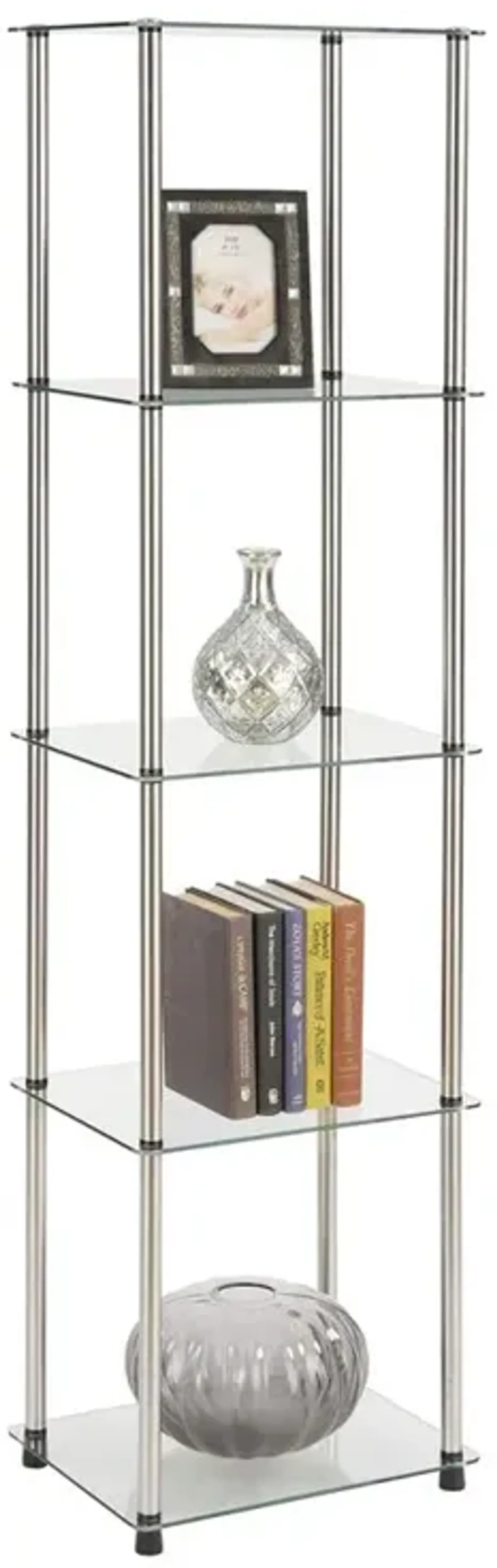 Convience Concept, Inc. Designs2Go Classic Glass 5 Tier Glass Tower