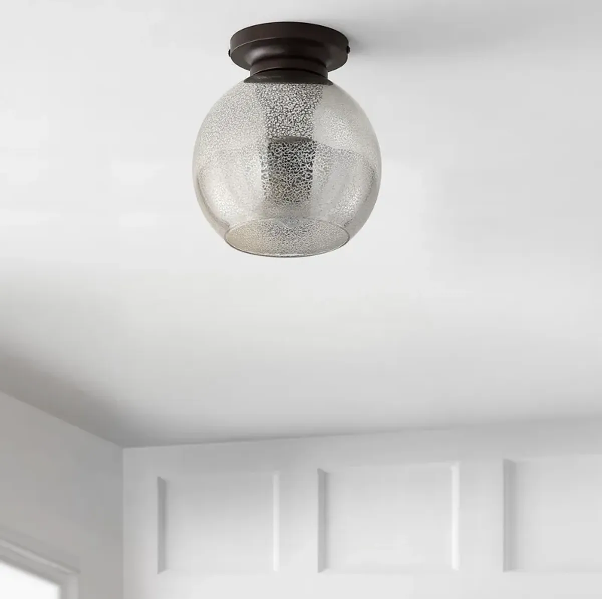 Atlas Metal/Glass LED Flush Mount