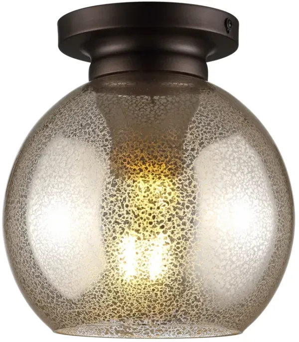 Atlas Metal/Glass LED Flush Mount