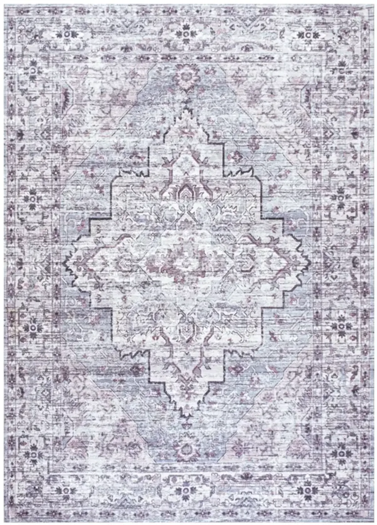 Didim Boho Medallion Machine-Washable Area Rug