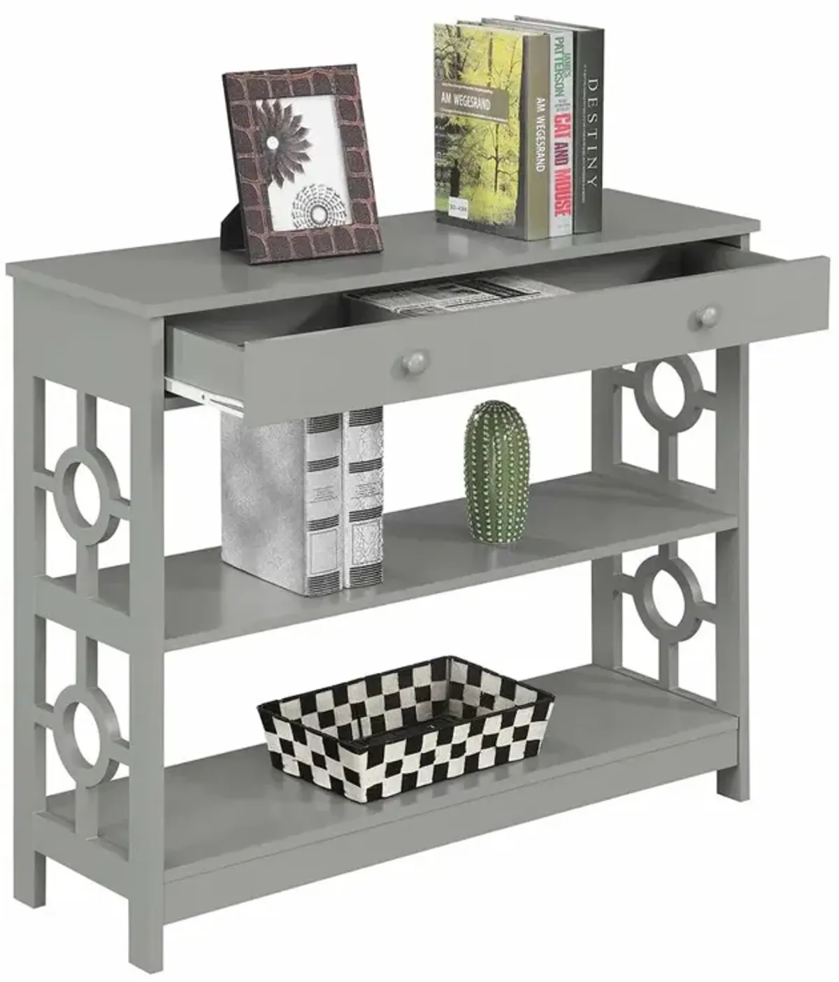 Convenience Concepts Ring 1 Drawer Console Table