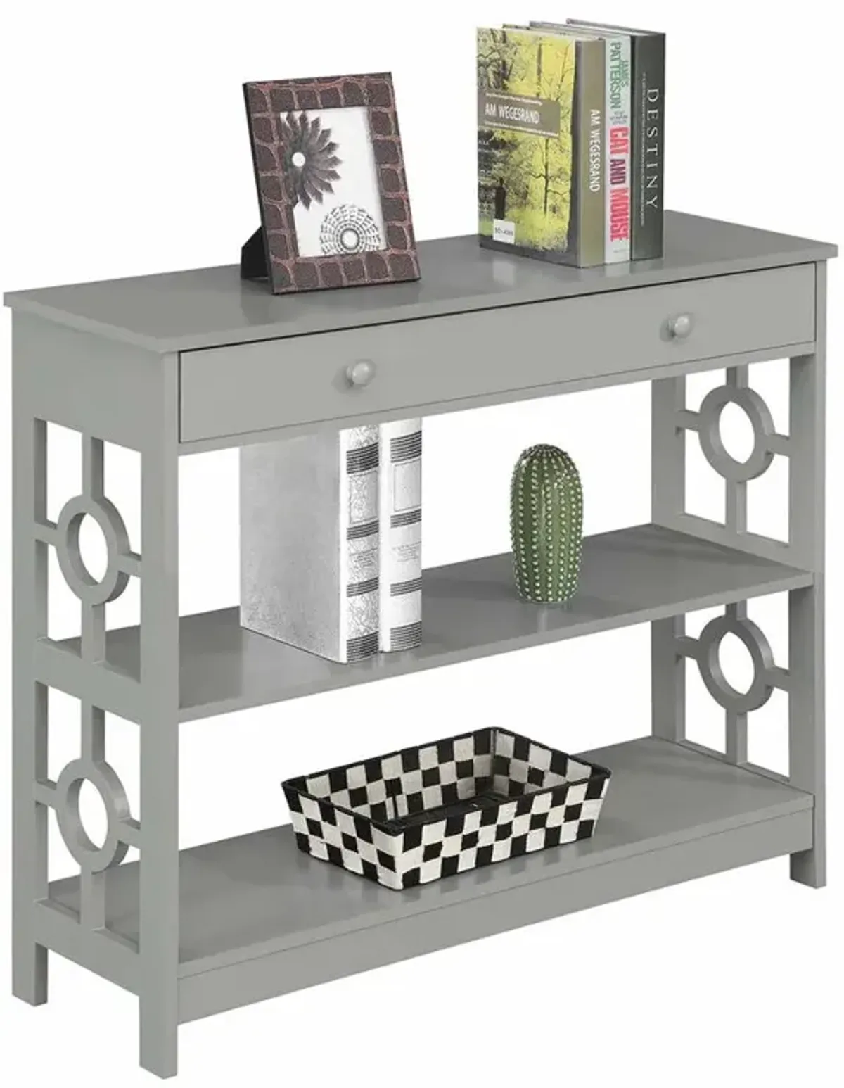 Convenience Concepts Ring 1 Drawer Console Table