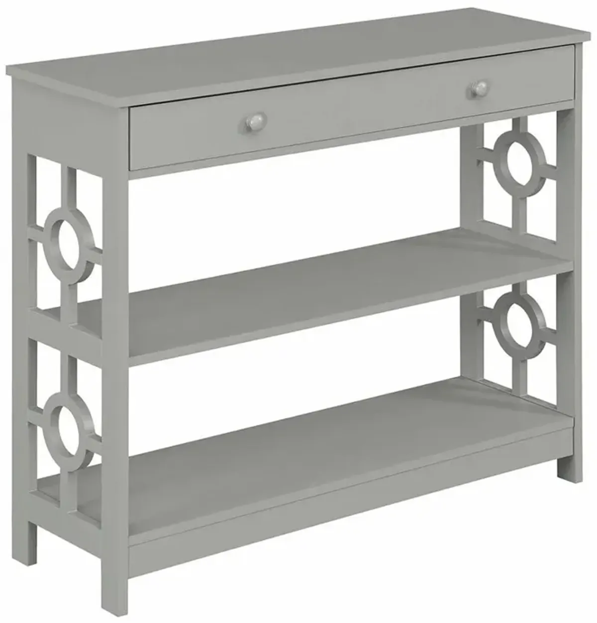 Convenience Concepts Ring 1 Drawer Console Table