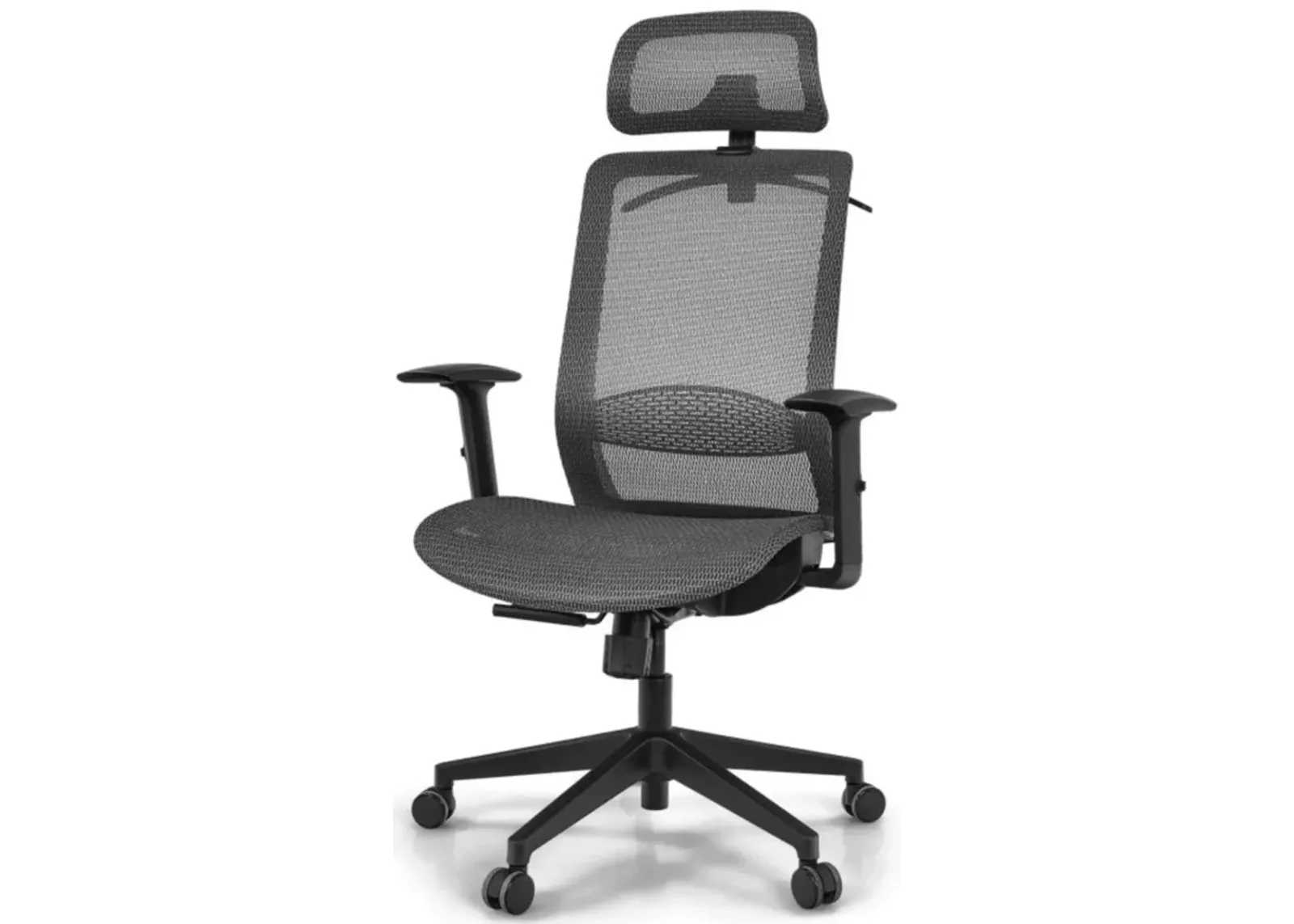 Hivvago Height Adjustable Ergonomic High Back Mesh Office Chair with Hange