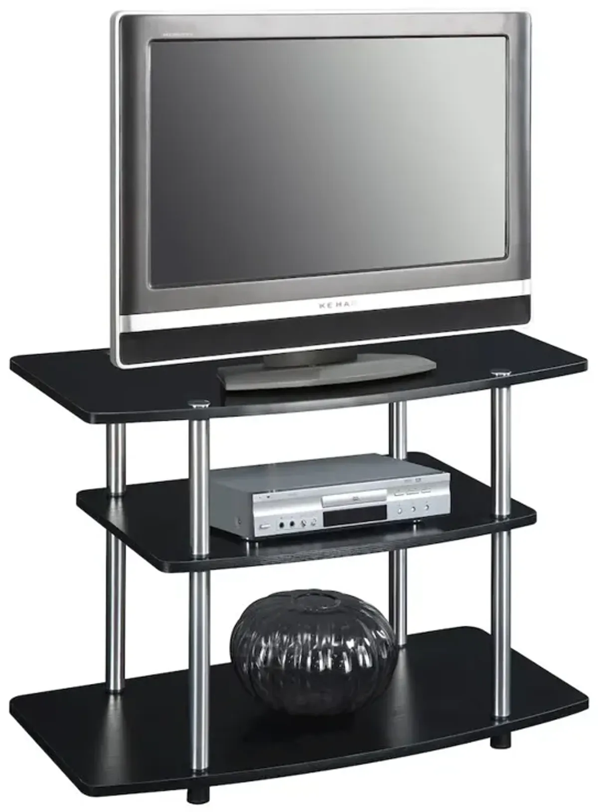 Convience Concept, Inc. Designs2Go No Tools 3 Tier TV Stand for TVs up to 37 Inches