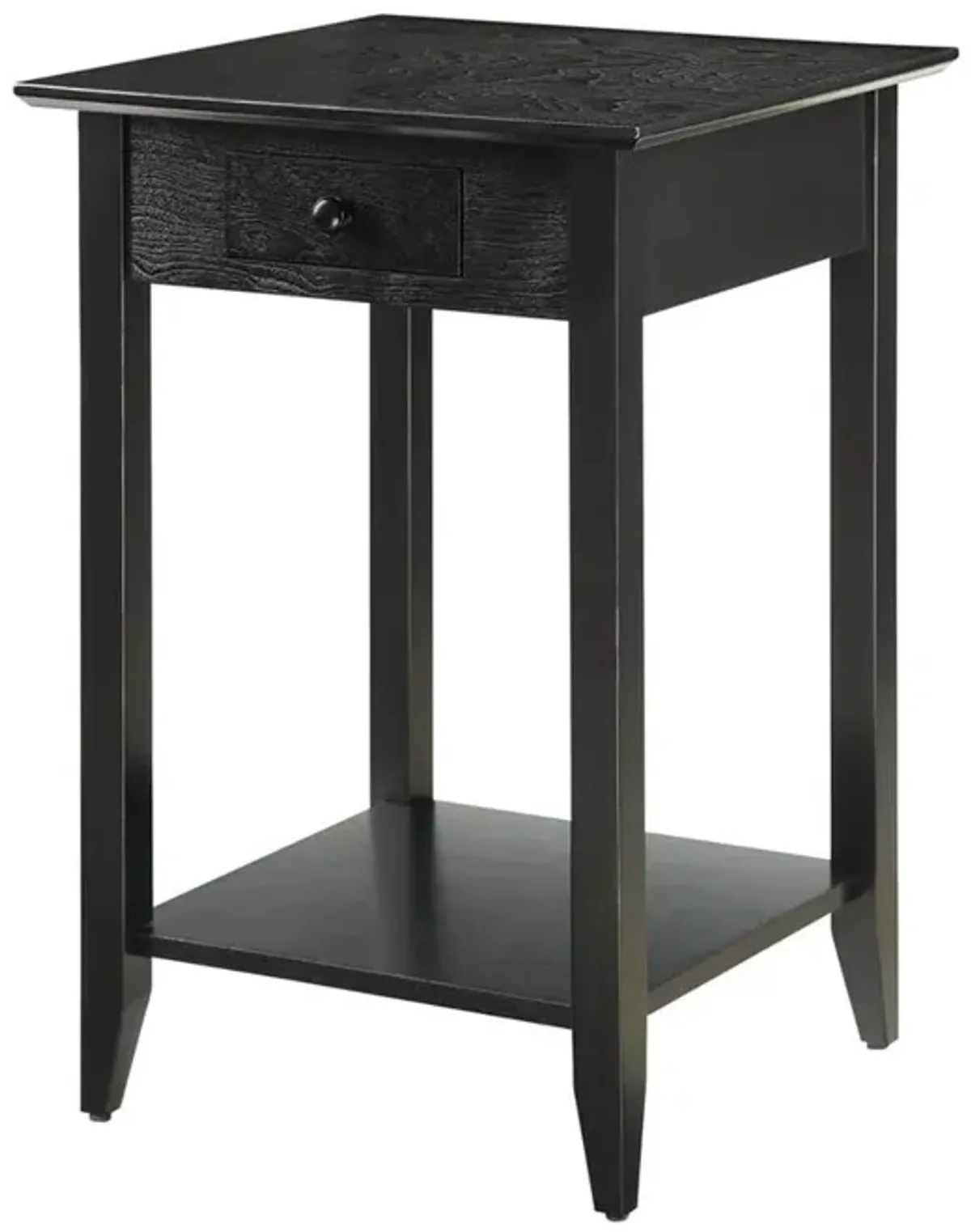 Convience Concept, Inc. American Heritage End Table with Drawer and Shelf