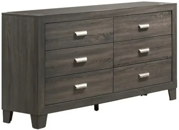 Best Quality Furniture Anastasia Collection Dresser and Mirror Set