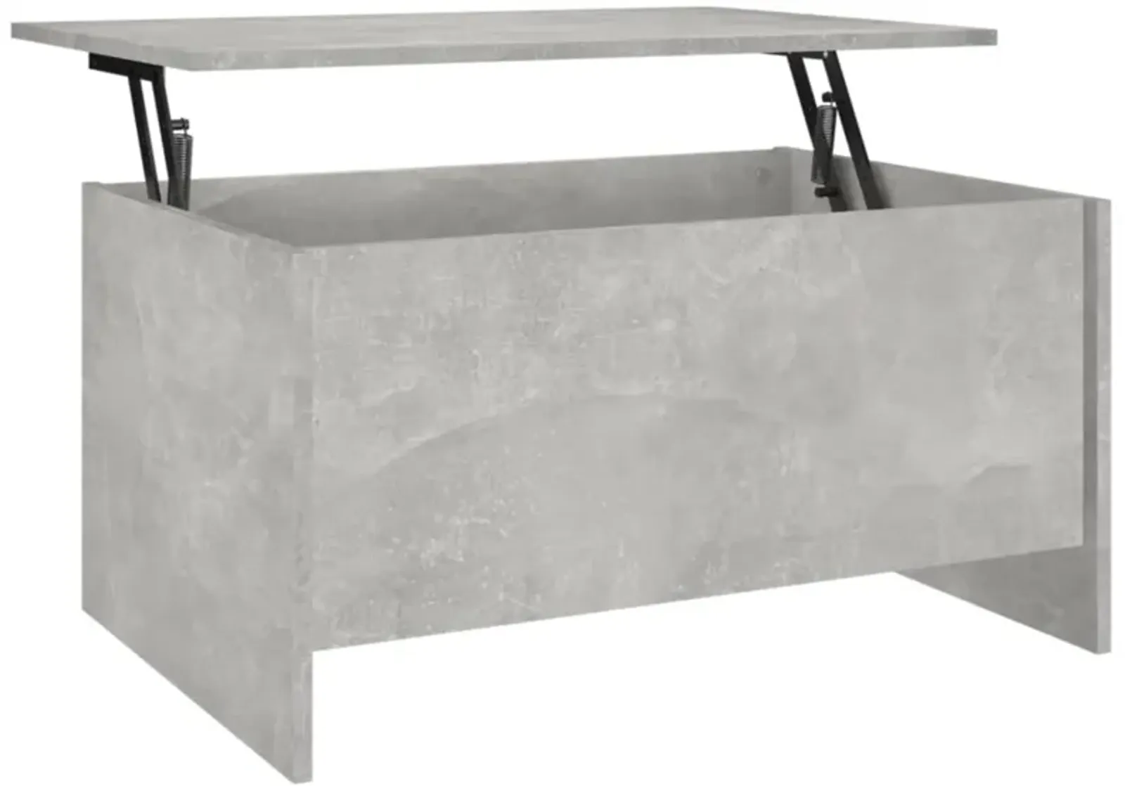 vidaXL Coffee Table Concrete Gray 31.5"x21.9"x16.3" Engineered Wood