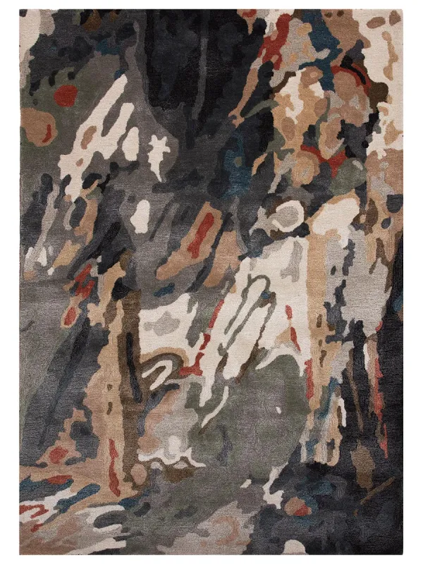Kinetic KIN660 Gray 5' x 8' Rug