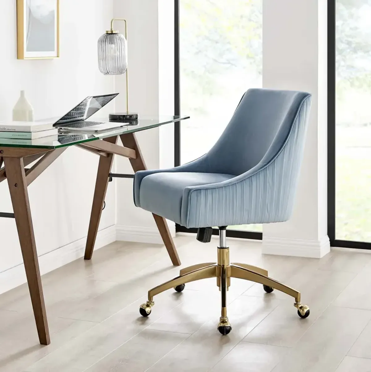 Modway Furniture - Discern Performance Velvet Office Chair