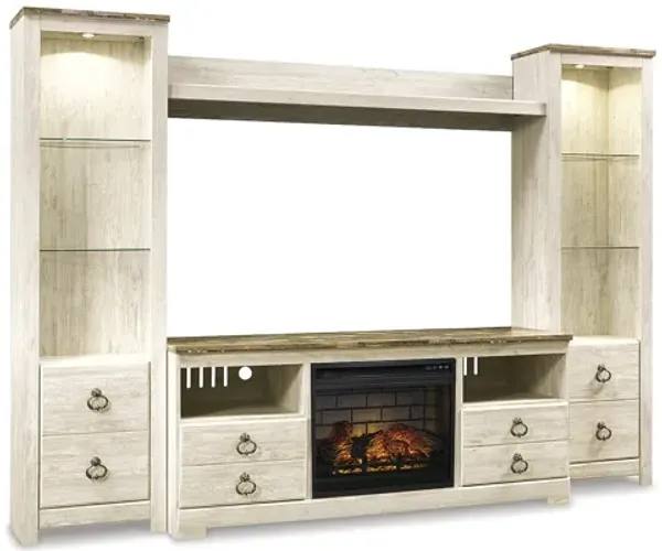 Willowton 4PC Entertainment Center