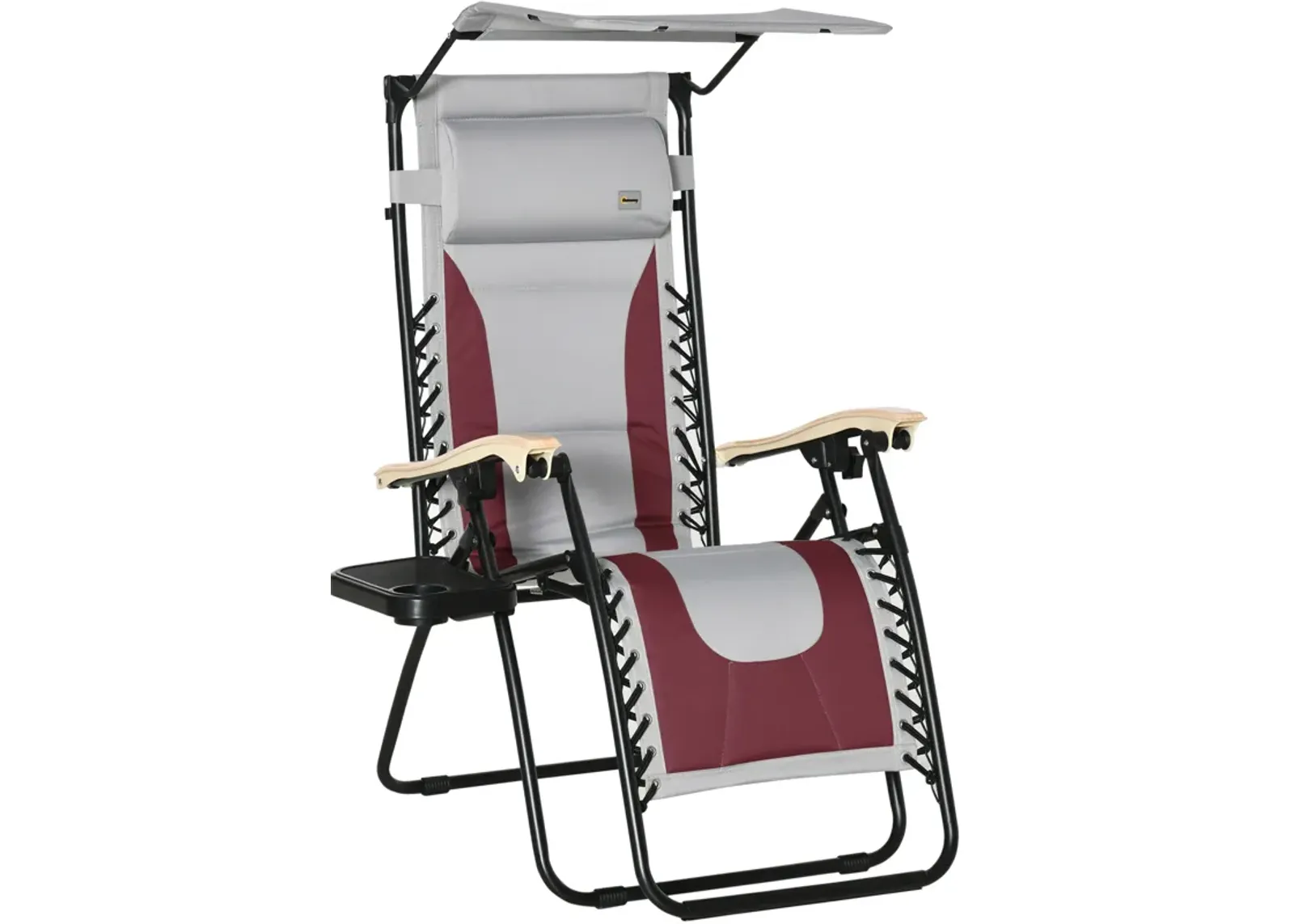 Outdoor Recliner: Zero Gravity Lounger with Canopy for Events