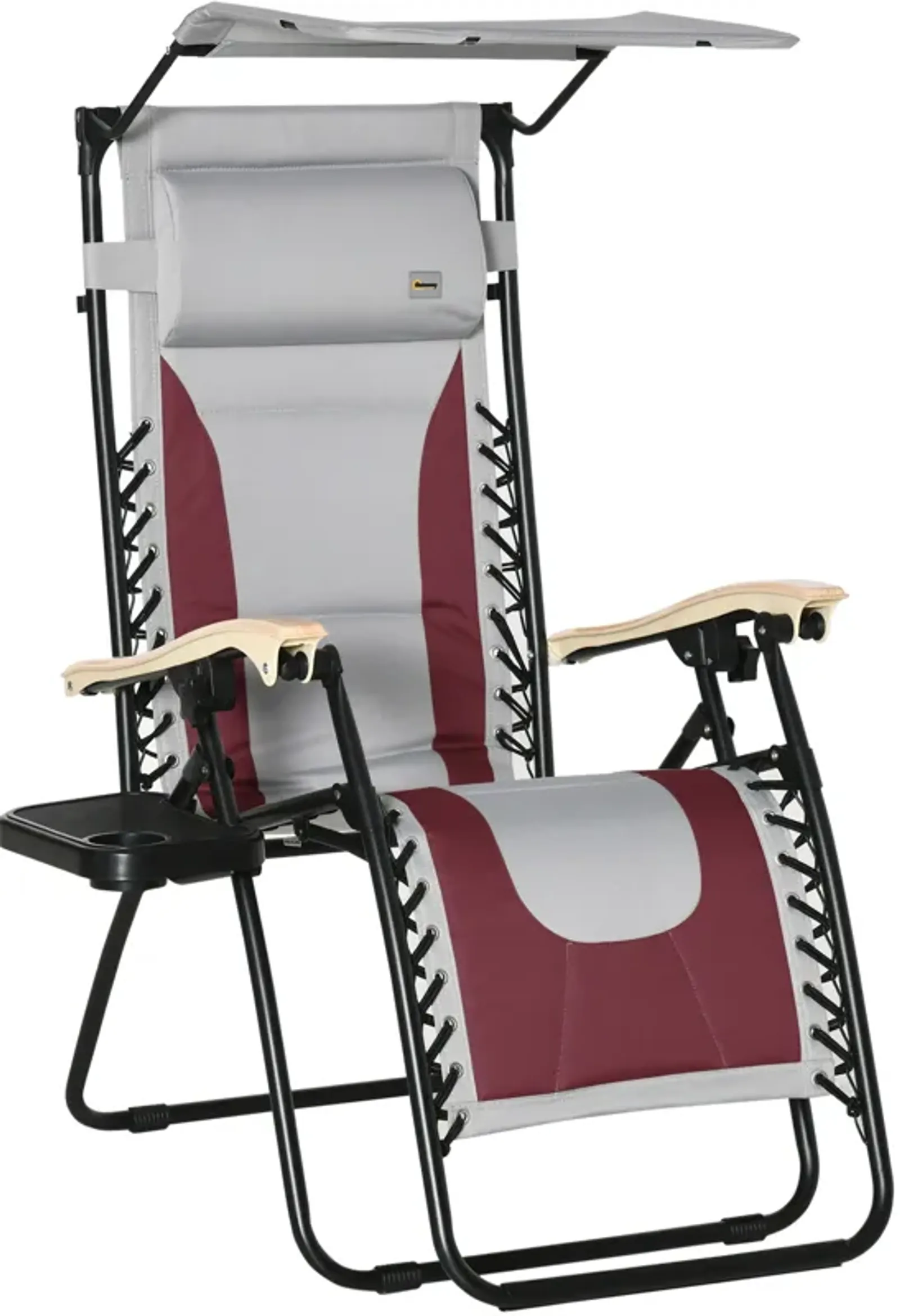 Outdoor Recliner: Zero Gravity Lounger with Canopy for Events