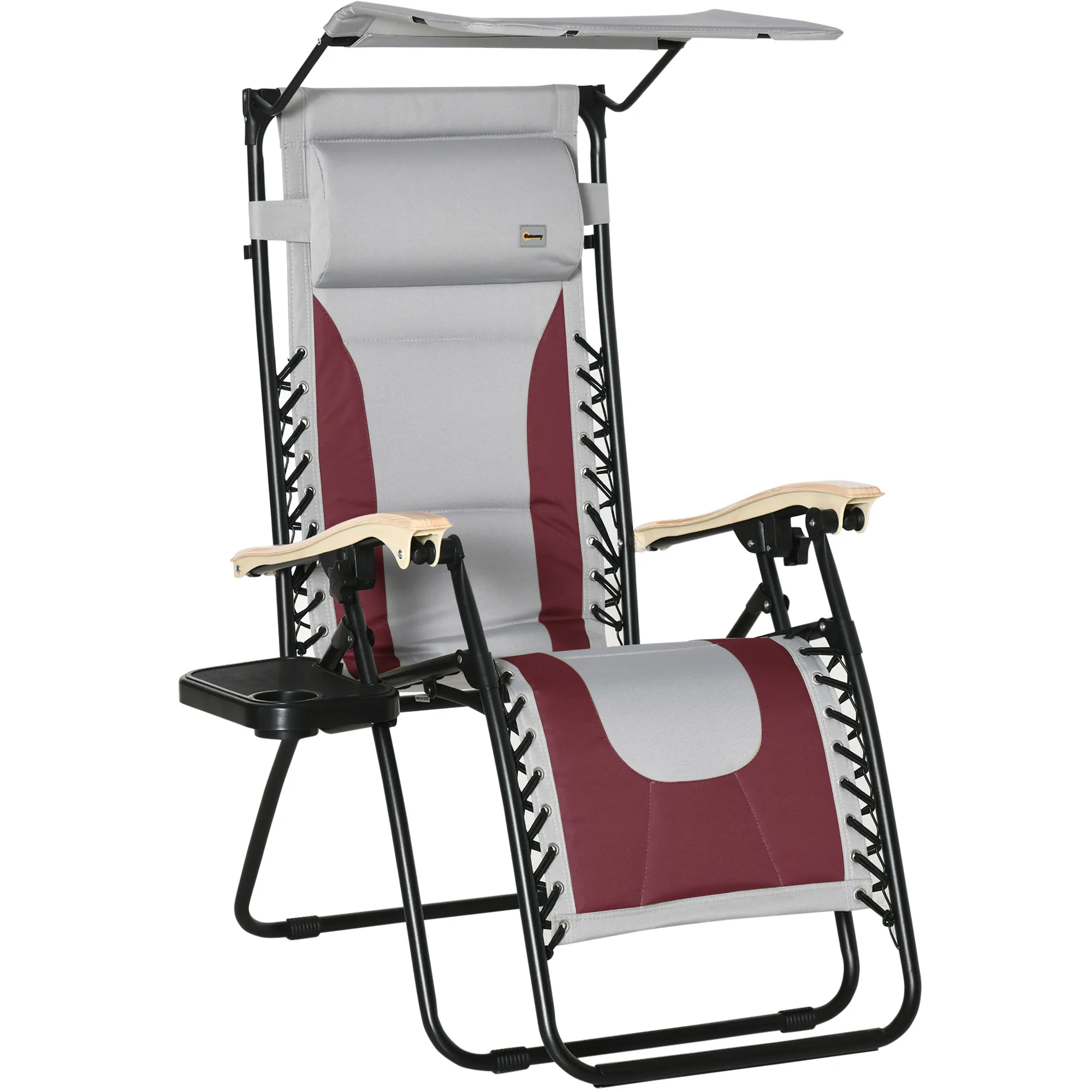 Outdoor Recliner: Zero Gravity Lounger with Canopy for Events