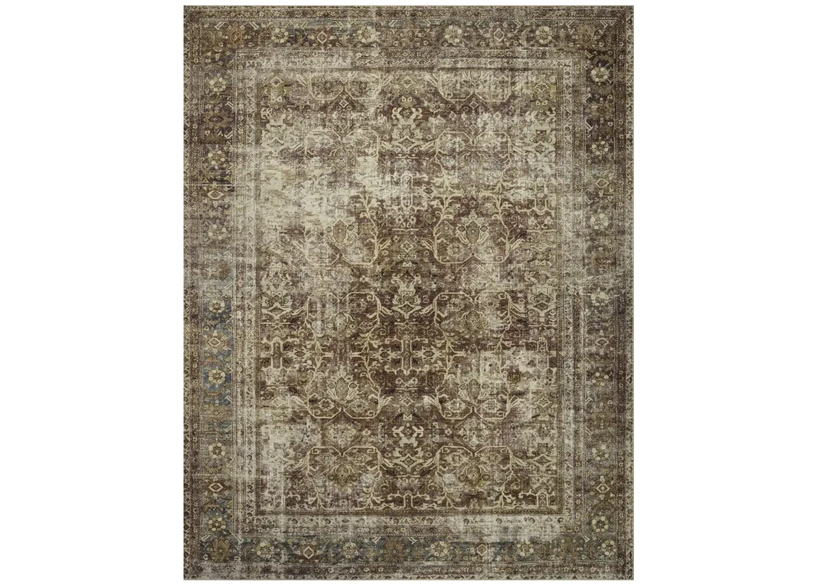 Sinclair SIN01 Rust/Lagoon 8'6" x 11'6" Rug