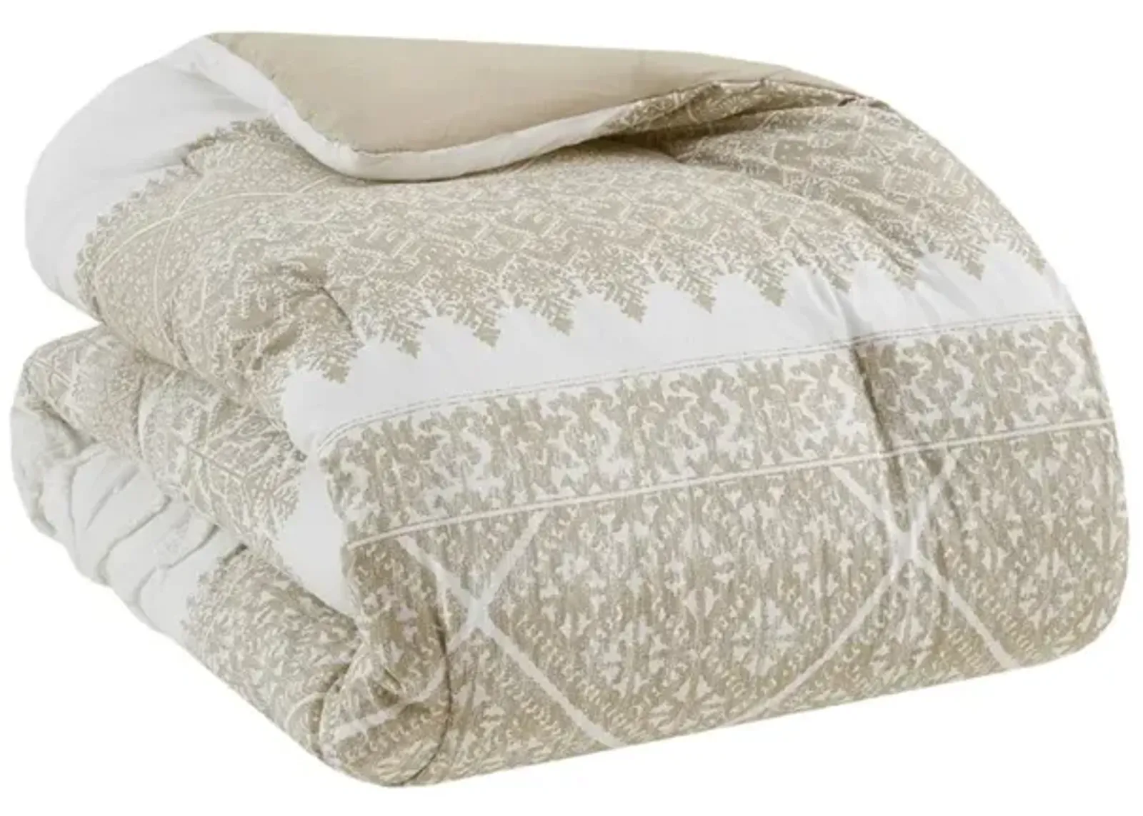 Gracie Mills Robbins 3-Piece Cotton Comforter Set with Chenille Tufting