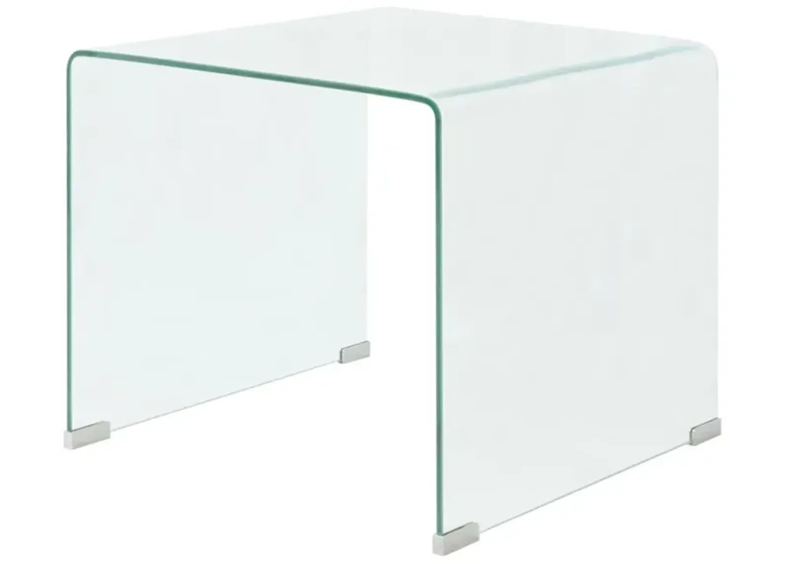 vidaXL Coffee Table Tempered Glass Clear