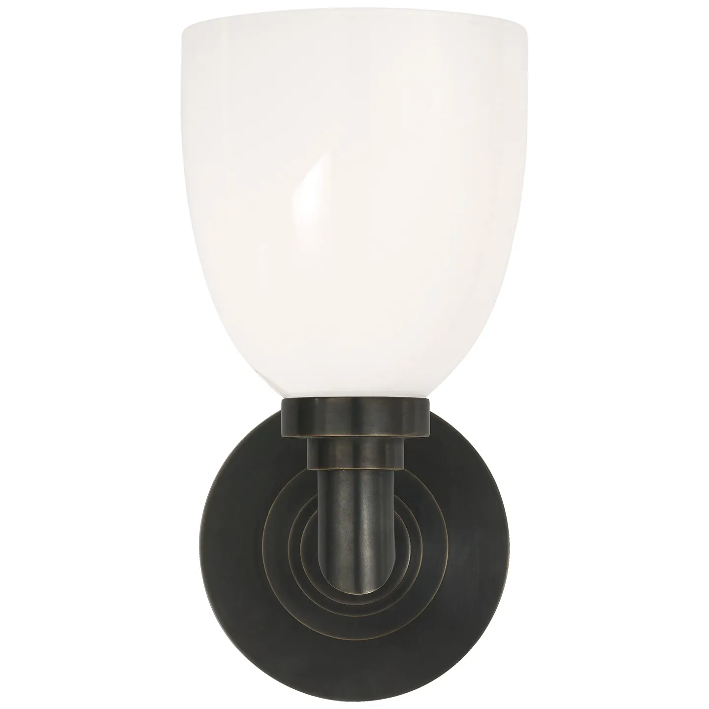 Wilton Single Bath Light in Bronze