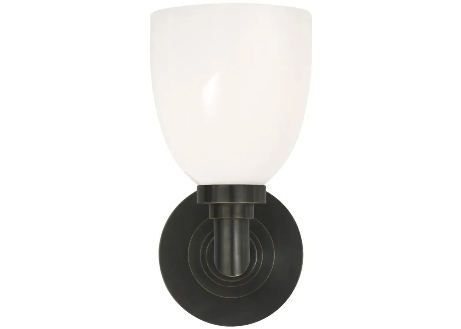 Wilton Single Bath Light in Bronze